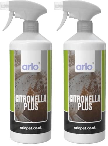 Citronella+ Fly Spray for Horses – Powerful Insect Protection | Long-Lasting Coat Spray for Horses & Ponies | Fast-Acting & Easy to Use | Summer Horse Care Essential (Pack of 2)