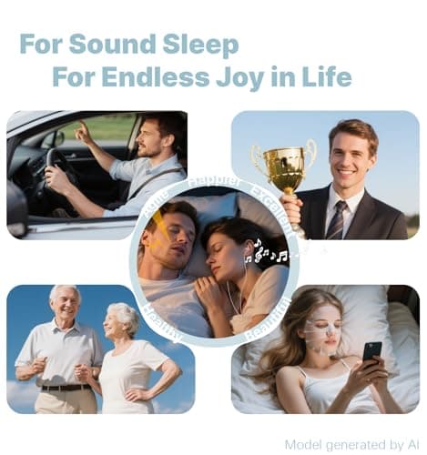 Hmusic 3.5MM Wired Sleep Earphones,2g Lightweight Soft Silicone for Sleeper — view 6