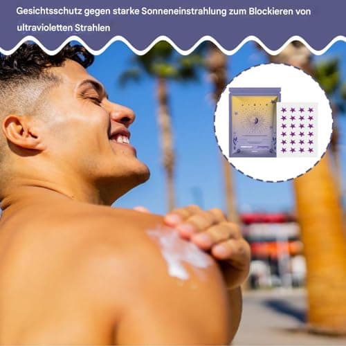 UV Stickers for Sunscreen Spf Sensing Face Sunblock Patches — view 3