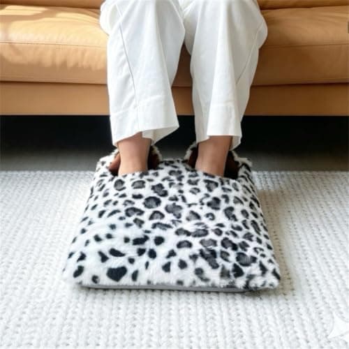 Heated Foot Warmer USB Powered with 3 Heat Setting, Yellow — view 2