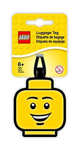 Lego Face Luggage Tag