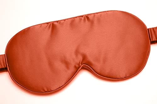 OWITER Blackout Sleeping Eye Mask Super Smooth Eye Cover for Sleeping (Orange) — view 3