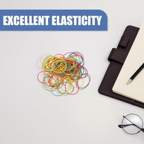 400pcs Assorted Color Rubber Bands Reusable High Elasticity — view 3