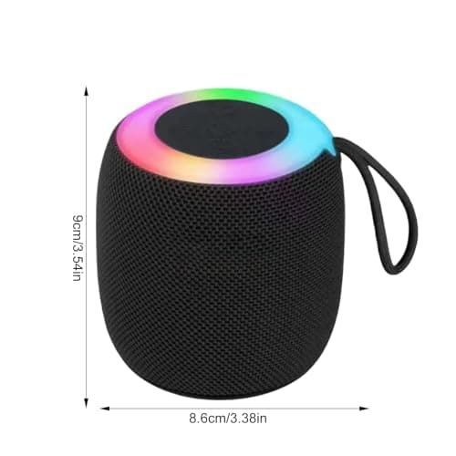 Portable Wireless Speaker - Mini Rgb bluetoth, Compact Loud Outdoor Audio Device, Travel Speakers | Suitable for Home Camping Picnic Beach Adventures Parties Music Streaming Entertainment Sesions — view 6