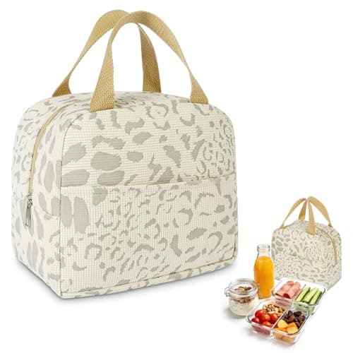 ABOHU Lunch Bags for Women Men, Portable Insulated Lunch Bag Water-Resistant Leak-Proof Lunch Box Tote Bag, Reusable Cooler Tote Lightweight Thermal Lunchbox for Work, School, Picnic & Travel