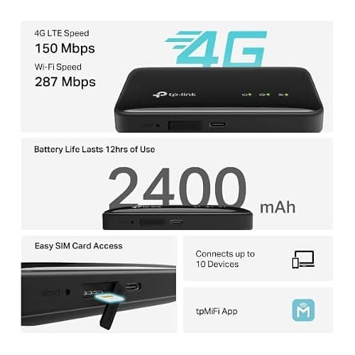 TP-Link 4G Router with SIM Slot — view 3