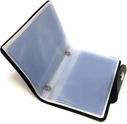 Fat-catz-copy-catz 24 Slots Black Credit Card Holder PU Leather Wallet Travel Debit Bank Organiser Business ID — view 2