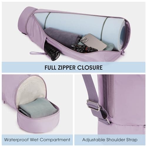 sportsnew Yoga Mat Bag Full Zip Pilates Bag with Adjustable Carring Strap — view 4
