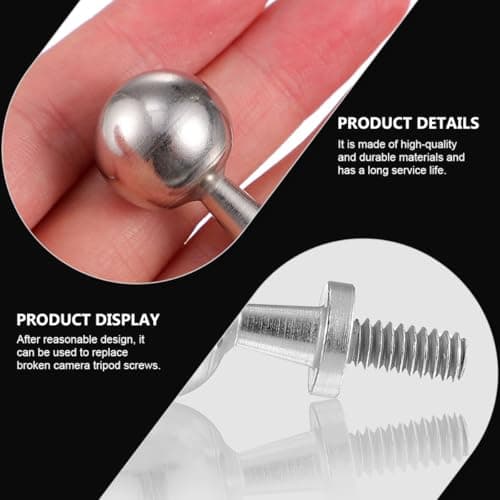 MUSISALY Steel Camera Tripod Adapter Screw 1/4 Thread for Projector — view 5