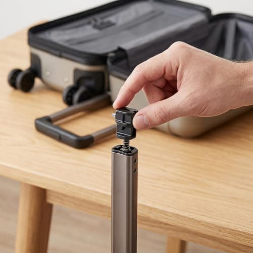 2Pcs Luggage Handle Locking Clips with Metal Snap Connectors, PVC — view 5