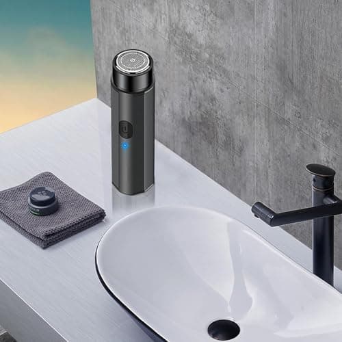 Mini Shaver Portable Electric Shaver, Mini Razor for Men, USB Rechargeable — view 2