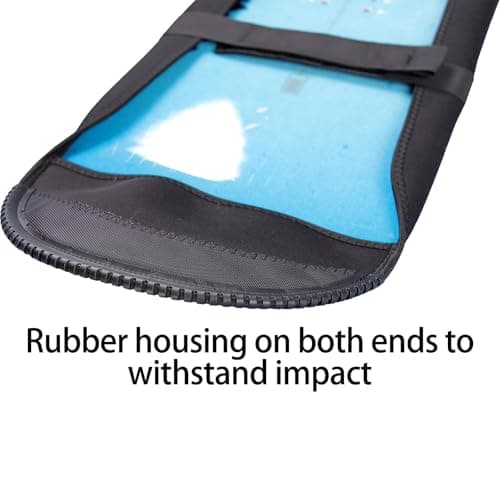 EIGEETO Snowboard Cover Sleeve Case, Snowboard Sleeve Bag Adjustable Soft Cover with Shoulder Strap Bag with Binding (155CM) — view 5