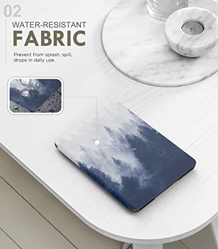 MoKo Case for 7" Kindle Paperwhite 12th Gen 2024/Colorsoft,Gray Forest — view 3