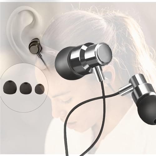 Set of 18 Silicone Tips For Earphones Earplugs Replace Earbuds Soundproof Cap for In-Ear Headphones Replacement Eartips 3 Different Size (S/M/L) Black — view 6