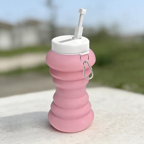 TQUXNGA Travel Friendly Foldable Bidet Bottle for Women 600ml Water Amount Easy to Transport in Multiple Color Choices Silicone Bidet — view 6