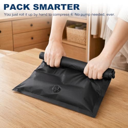 No-Pump Vacuum Storage Bags 3PCS, Oxford Fabric Vacuum Pack Bags — view 2