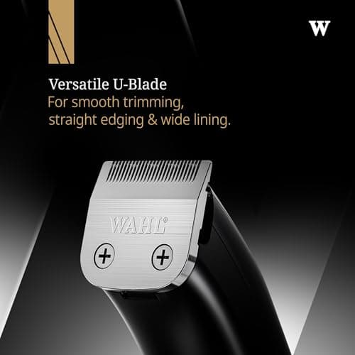 Wahl Chromini Duo Cordless Hair Trimmer with U-Blade & T-Blade, Precision Detail Trimmer for Barbers, Close Cutting, Line-Ups & Edging, Lightweight Ergonomic Design, Rechargeable Grooming Kit — view 5