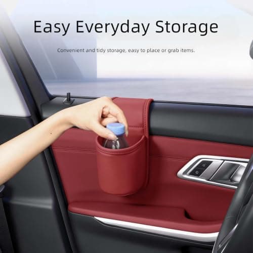 MINGLEA Car Door Storage Pocket, Gray — view 2
