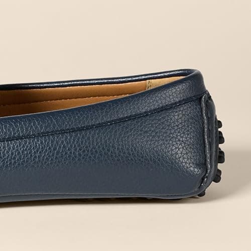 Amazon Essentials Men's Casual Driving Moccasin Loafers, Navy Faux Leather, 10 UK — view 4