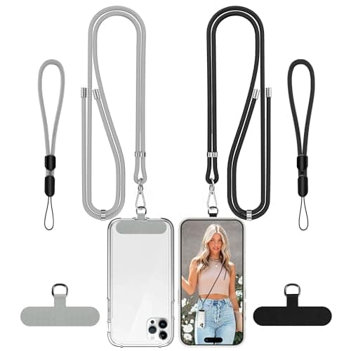 COCASES Phone Lanyard Crossbody with Tabs Adjustable Anti-Theft Wrist Strap