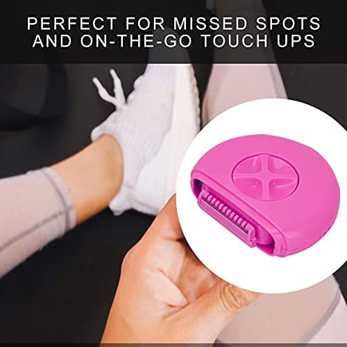 3-in-1 Women Manual Hair Shaver & Body Hair Trimmer, Hair Removal Tool for Smooth, Silky Skin – Portable On-the-Go Shaver (Rose Red) — view 5