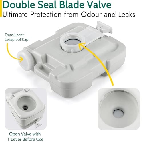 Trail Portable Camping Toilet, 10L Waste Tank — view 3