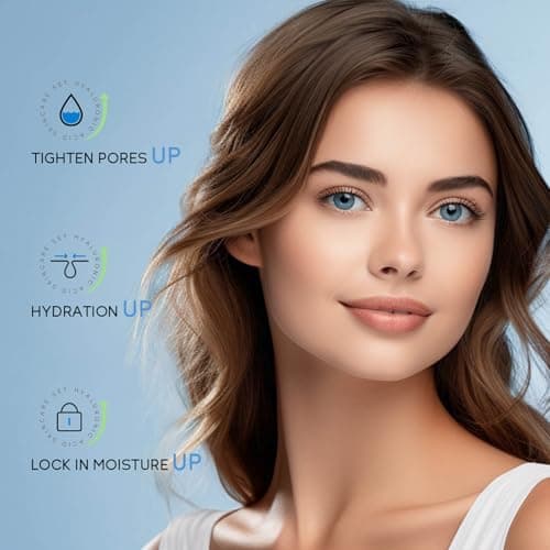 Hyaluronic Acid Skincare Set 3-Piece Travel Size Skincare Set with Facial Serum Eye Cream and Moisturiser Intensely Hydrate Smooth Fine Lines Enhance Skin Radiance for Normal and Dry Skin — view 3
