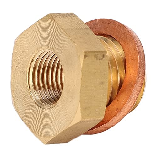 1/8in NPT to M14x1.5 Male Temperature Gauge Sender Adapter Universal for Car Metal Polished High Strength Temp Gauge Sender Adapter — view 6