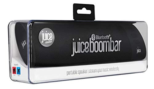 Juice Boom Portable Bluetooth Speaker, Wireless Rechargeable Device, Super Bass Stereo Speaker, for Smartphone, Mp3 Player, Tablet, Laptop, PC, Travel, Black — view 3