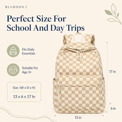 Canvas Duffel Bag Vintage Weekender Overnight Bag Travel Tote Luggage Sports Duffle, Corduroy Brown White, 13.5 x 6.3 x 17.5 inches — view 2