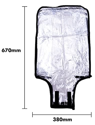 Clear PVC Protective Luggage Cover - Protect Your Suitcase from scrapes and bashes When Travelling (for suitcases up to 20 Inches) — view 6