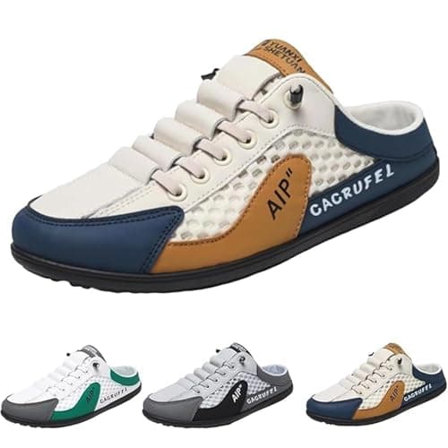 Men's Sliders Sandals – Lightweight Summer Slip-On Beach Shoes – Comfortable Slipper for Shower Gym Holiday Casual Wear Men's Comfort Breathable Support Sports Sandals(Khaki,10 UK)