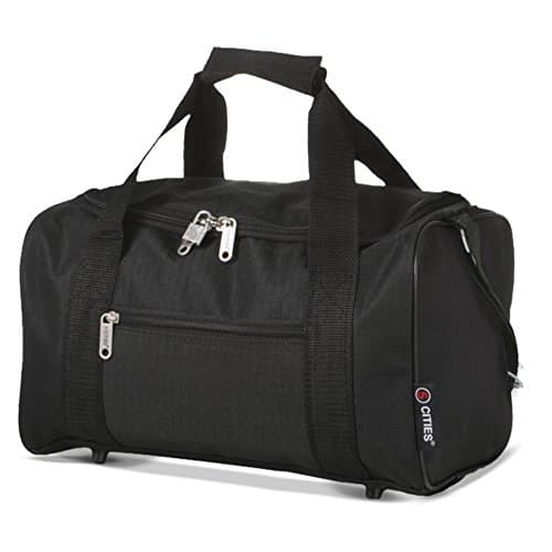 5 Cities Ryanair Holdall Sport Duffel Bag, 35 cm, 14 Liters, Black