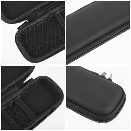 INOOMP Sturdy with Wear-Resistant Hard Shell Electric Toothbrush Case Plastic Black and Spill-Proof Design, Portable Toothbrush Travel Case Suitable for Travel and Daily Use — view 3