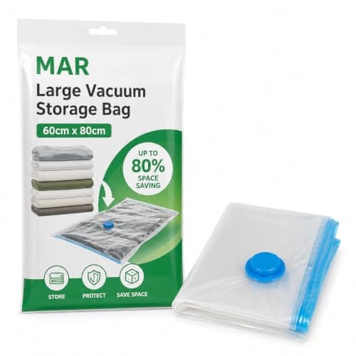MAR Large Vacuum Storage Bag 60 x 80 cm Space Saver Bag for Clothes Bedding