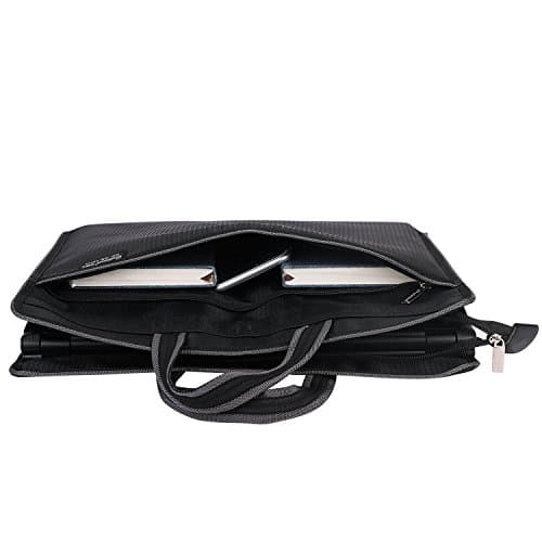 A4 Portable Oxford Handbag Expanding Folder Briefcase Documents Messenger Bag for Books, iPad, Files Storage - Pouch Organiser for Conference, Business Travel — view 4