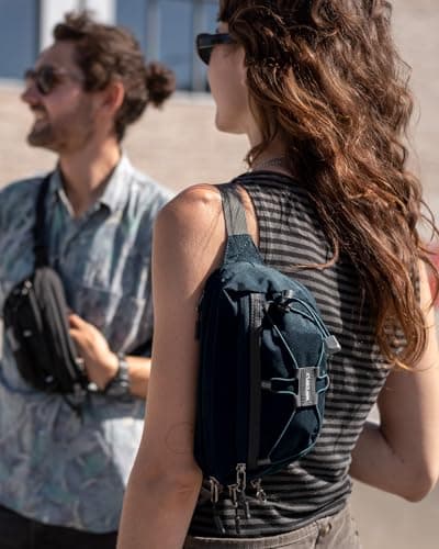 Waterfly Bum Bag Fanny Pack Waist Packs with RFID Blocking Navy Blue — view 6