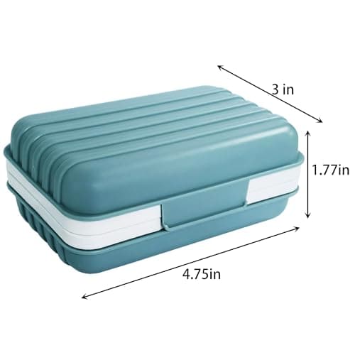 Lofekea Travel Soap Case, Shower Bar Soap Dish Holder, Soap Box Container — view 5