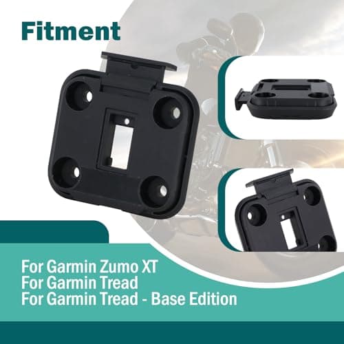 Motorcycle GPS Navigator Mount Bracket Kit Fit for Garmin zumo XT & Tread Replaces ‎010-12953-00 0101295300 — view 3