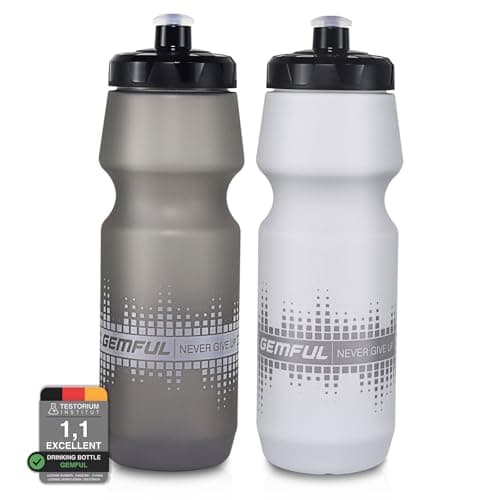 GEMFUL Leak-Proof Bike Bottle 750ml, BPA-Free Sport Squeeze