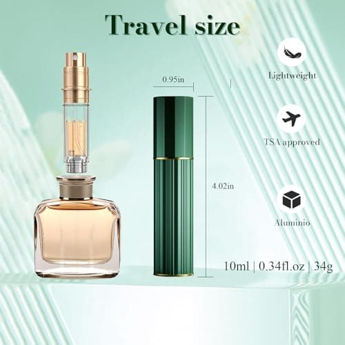 Perfume Atomiser 10ML Travel Perfume Bottle 2PCS Atomiser Spray Bottle — view 3