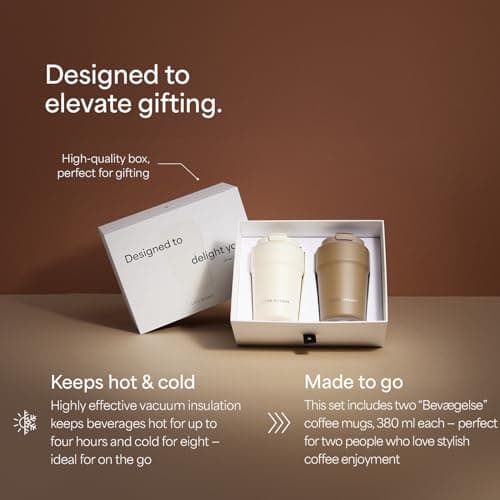 LARS NYSØM Thermo Coffee Mug to go Gift Set 2 x 380ml Thermo Mug for Coffee — view 2