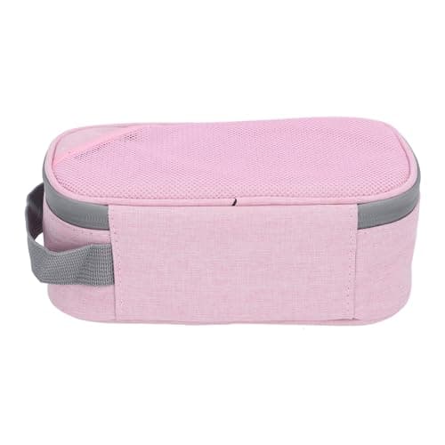 Smell Proof Bag with Lock, Activated Carbon Odour Proof Travel Storage Case with 3-Digit Combination Lock, Pink, Portable Odourless Pouch for Toiletries, Electronics — view 2