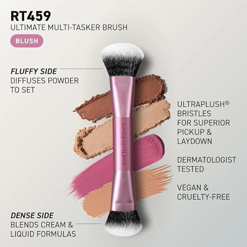Real Techniques Ultimate Multi-Tasker Brush, Synthetic Bristles, 2-in-1 — view 2