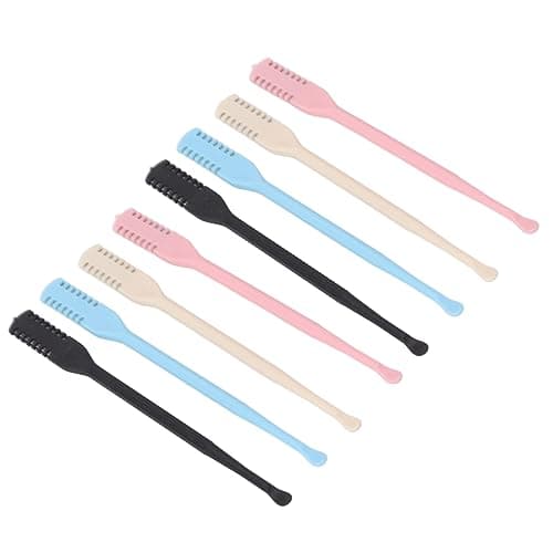 GOWENIC Safety Nose Hair Cutter 8 Pack | Double Headed Manual Trimmer with Ear Pick for Men Women Travel — view 4