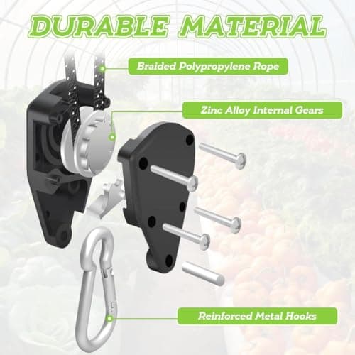 6 Pack Self Lock Camping Rope Tensioners with Reflective Rope — view 3