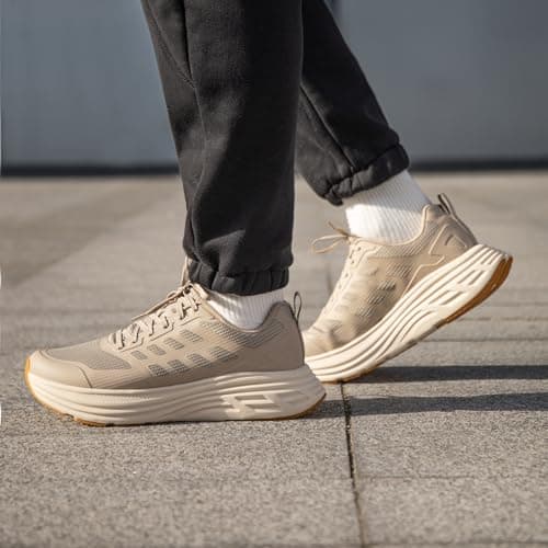 NORTIV 8 Men's Walking Running Tennis Shoes Sneakers,Apricot,11 — view 2