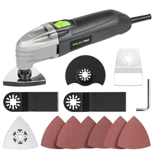 GALAX PRO 180W Oscillating Multi Tool,3° Oscillating Angle,12pcs Accessory