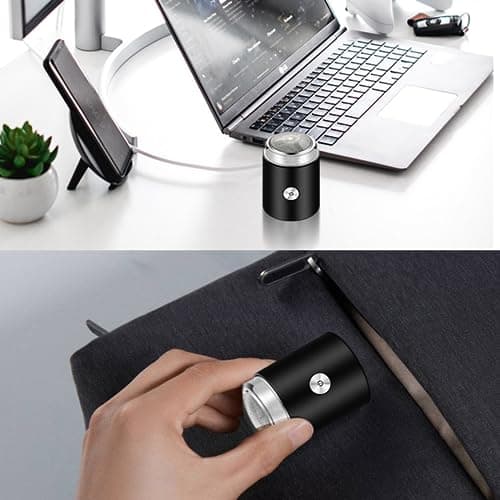 Mini Electric Shaver, Portable Rotary Men's Razor, Cordless USB Rechargeable Electric Shaver, Wet & Dry Beard Grooming Kit for Home & Travel — view 5