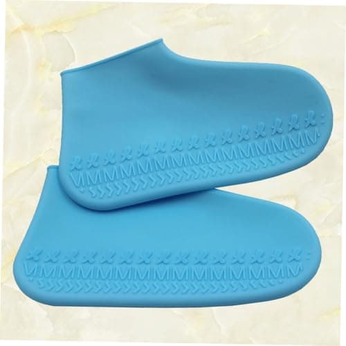 LOORGVEL Rainproof Shoe Covers Silicone Slip for Outdoor Adults Boys and Girls Travel Protection Shoes Cover — view 2